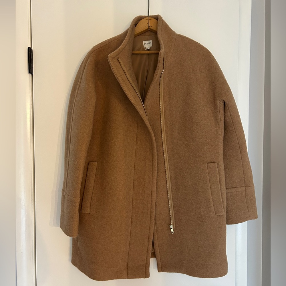 J. Crew Camel Wool Blend coat